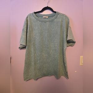 Zenana L/XL Teal Top